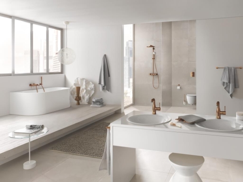 Grohe Sıvı Sabunluk Camı ve Pompası Essentials Warm Sunset - 40394DA1 - Thumbnail