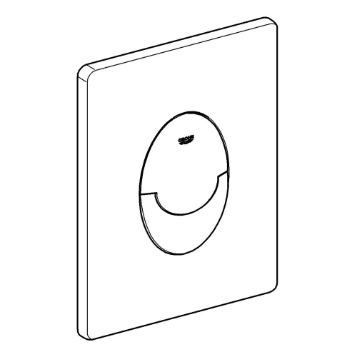 Grohe Skate Air Kumanda Paneli Mat Siyah - 38505KF0 - Thumbnail