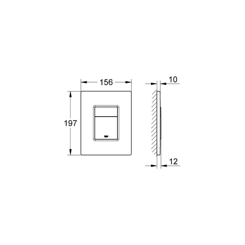 Grohe Skate Cosmopolitan Kumanda Paneli - 38732KV0 - 4
