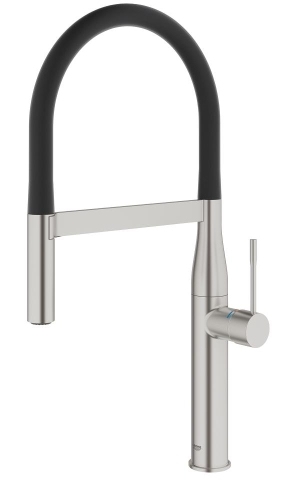 Grohe Spiralli Eviye Bataryası Essence SuperSteel / Siyah - 30294DC0 - Thumbnail