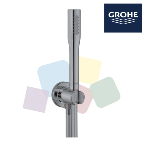 GROHE - Grohe Su Çıkış Dirsekli El Duş Seti Euphoria Brushed Hard Graphite - 26404AL0