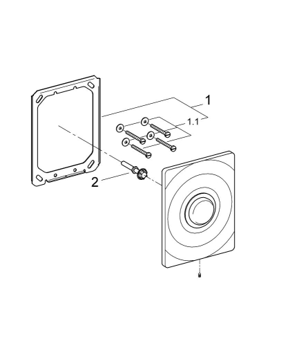 Grohe Surf Kumanda Paneli - 37069000 - Thumbnail