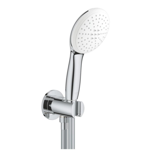 GROHE - Grohe Tempesta 110 Su Çıkış Dirsekli El Duşu Seti 2 Akışlı Rain,Jet - 26406003