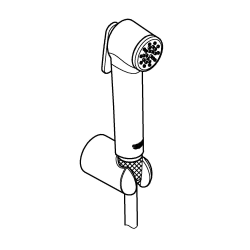 Grohe Tempesta-F Trigger Spray 30 Duş Seti Cool Sunrise - 27513GL1 - Thumbnail