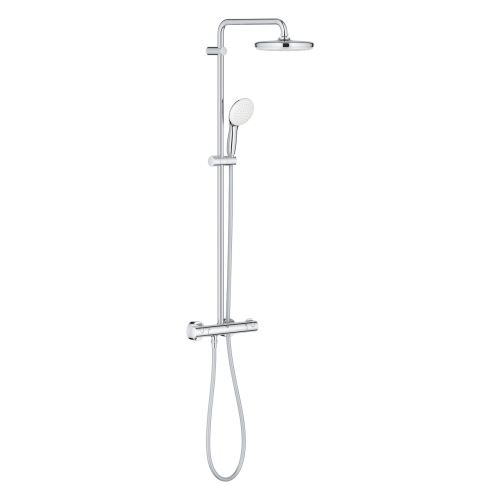 Grohe - Grohe Tempesta System 210 Duvara Monte Termostatik Bataryalı Duş Sistemi - 26811001