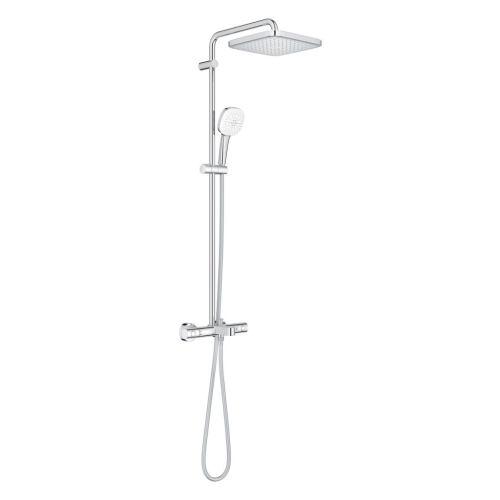 Grohe Tempesta System 250 Cube Duvara Monte Termostatik Bataryalı Duş Sistemi - 26975001 - 2