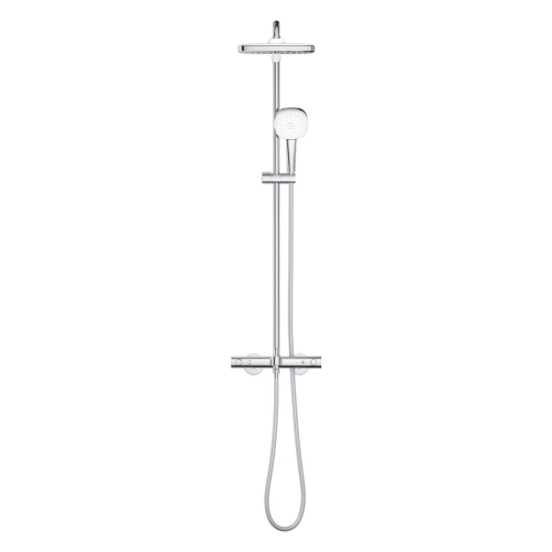 Grohe Tempesta System 250 Cube Duvara Monte Termostatik Bataryalı Duş Sistemi - 26975001 - 3