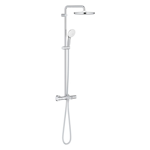 GROHE - Grohe Tempesta System 250 Cube Duvara Monte Termostatik Bataryalı Duş Sistemi Krom - 26691001