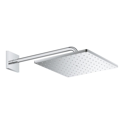 Grohe Tepe Duşu 31x31 cm + Duvardan Dirsek 42 cm Krom - 26563000 - 2