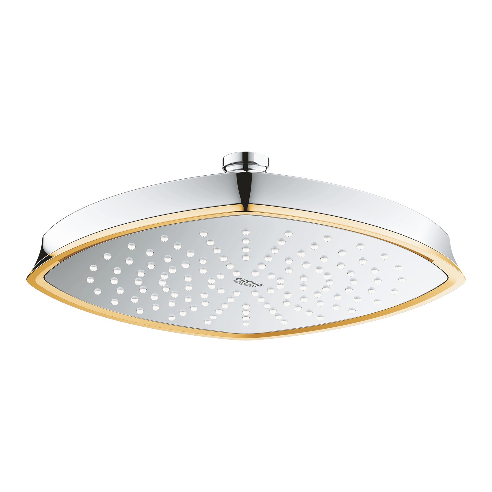 Grohe Tepe Duşu Tek Akış Grandera 22x22 cm Krom/Altın - 27974IG0 - 1
