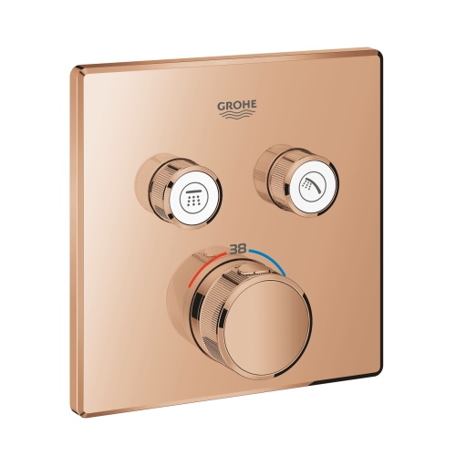 Grohe - Grohe Grohtherm SmartControlThermostat, 2 Valfli, Ankastre Kurulum için - 29124da0