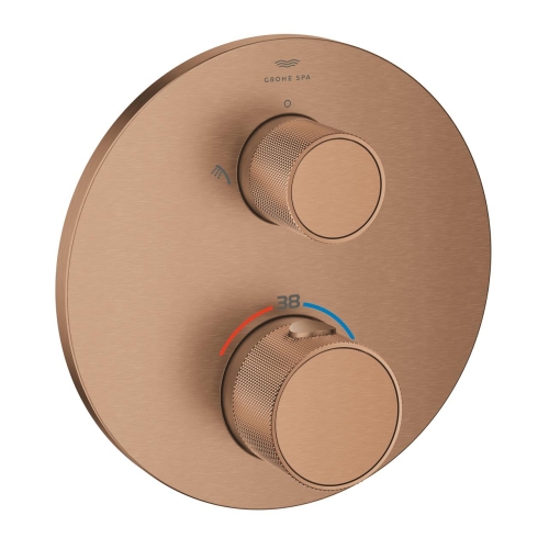 Grohe Atrio Private Collection Termostatik Duş Bataryası Için 2 Brushed Hard Graphite-24396DL0