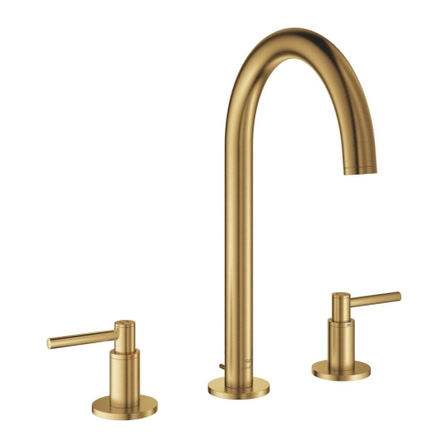 Grohe Atrio Üç Delikli Lavabo Bataryası Brushed Cool Sunrise-20649GN0