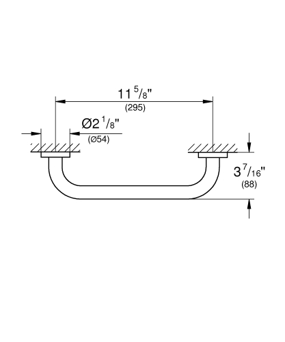 Grohe Tutunma Barı 35 cm Essentials Warm Sunset - 40421DA1 - 6