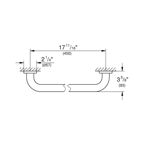 Grohe Tutunma Barı 45 cm Essentials Super Steel - 40793DC1 - 3