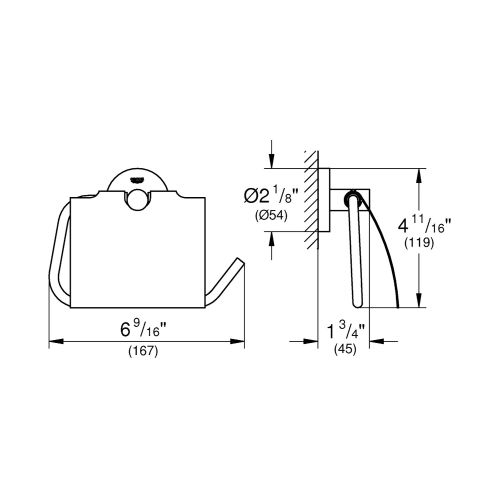 Grohe Tuvalet Kağıtlık Essentials Warm Sunset - 40367DA1 - 3