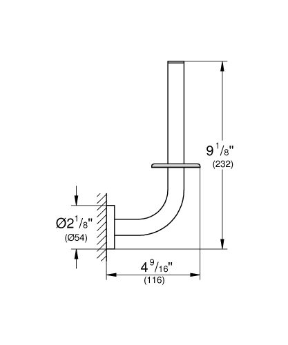 Grohe Tuvalet Kağıtlık Yedek Essentials Super Steel - 40385DC1 - 6