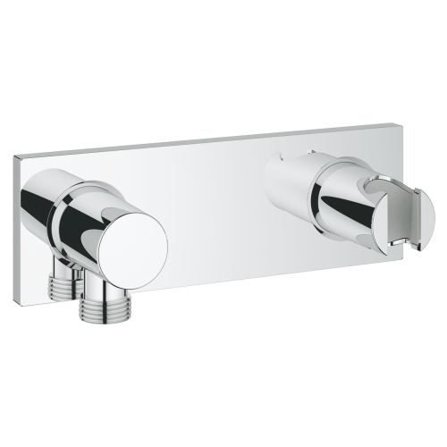 Grohe Grohtherm F Duvar Üstü Duş Askısı Ve Duş Çıkış Dirseği Seti - 27621000 - Thumbnail