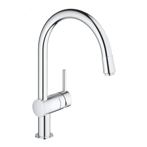 Grohe Eviye Bataryası Spiralli Tek Akışlı Minta Krom - 3291800E