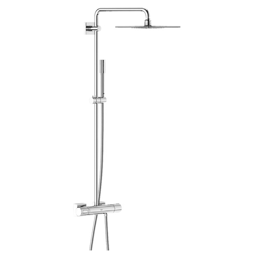 Grohe Rainshower® Duvara Monte Termostatik Duş Bataryalı Duş Sistemi - 27469000 - Thumbnail