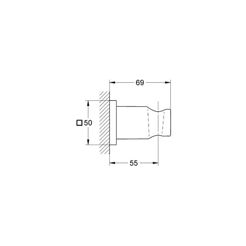 Grohe Rainshower® El Duşu Askısı - 27075000 - Thumbnail