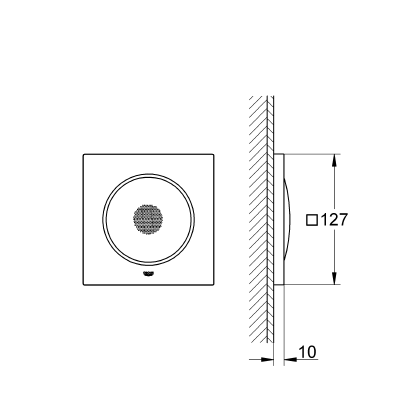 Grohe Rainshower F Ses Sistemi - 36360000 - Thumbnail