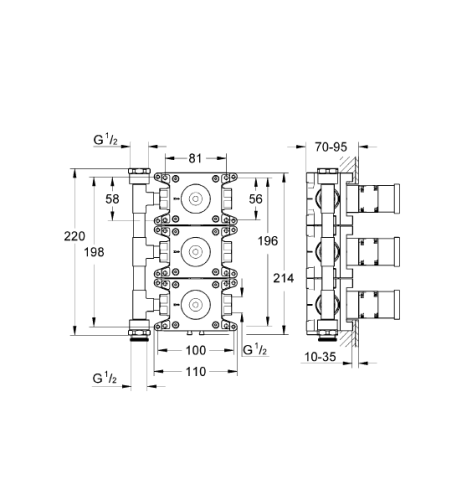 Grohe Rapido C 27 624 000 İçin İç Gövde - 35031000 - 2