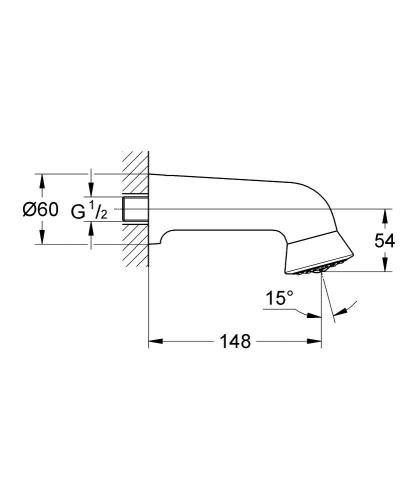Grohe Relexa Sport Duşu 1 Akışlı - 28948000 - 2