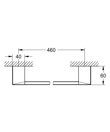 Grohe Selection Cube Uzun Havluluk - 40767000 - 2