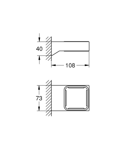 Grohe Selection Sabunluk Diş Fırçalık Tutacağı Krom - 40865000 - Thumbnail