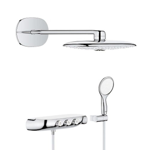 Grohe Rainshower System Smartcontrol Duo 360 Termostatik Yarı Ankastre Duş Bataryası 26443000 - 3