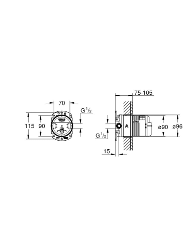 Grohe Rainshower Smartactive 310 Tepe Duşu Seti 26484000 - 6