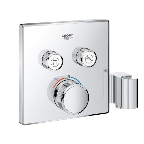 Grohe Grohtherm Smartcontrol Çift Yönlü, El Duş Çıkışlı Ankastre Termostatik Duş Bataryası - 29125000