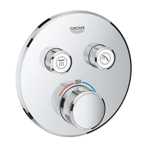 GROHE - Grohe Grohtherm Smartcontrol Çift Yönlü Ankastre Termostatik Duş Bataryası - 29119000
