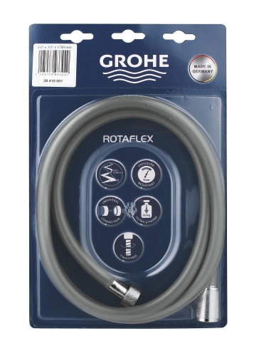 Grohe Plastik Twistfree Duş Spiral Hortumu 175 cm 28410001 - Thumbnail